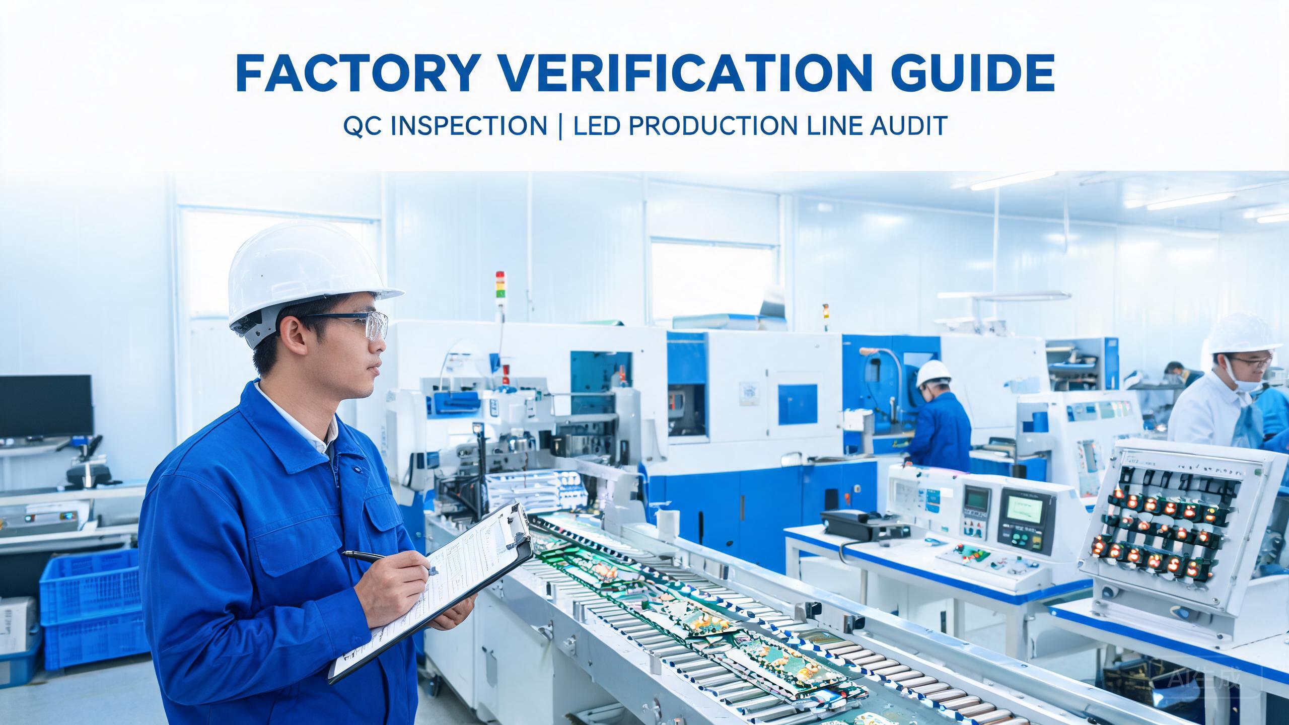 How to Verify a Chinese LED Lighting Factory: Complete Audit Guide for B2B Buyers
